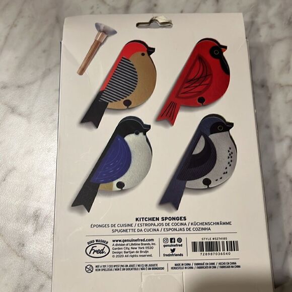 FRED PERCHED KITCHEN SPONGES - Picture 3 of 4